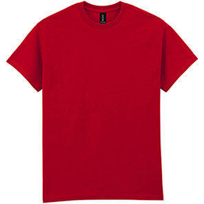 Gildan Ultra Cotton GD002 Cherry Red T-Shirt 2XL