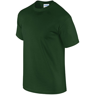 Gildan Ultra Cotton GD002 Forest Green T-Shirt