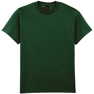 Gildan Ultra Cotton GD002 Forest Green T-Shirt