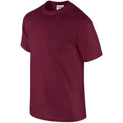 Gildan Ultra Cotton GD002 Maroon T-Shirt