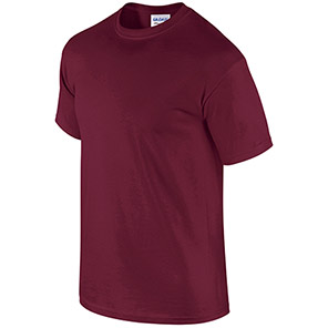 Gildan Ultra Cotton GD002 Maroon T-Shirt