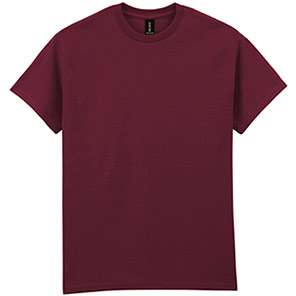 Gildan Ultra Cotton GD002 Maroon T-Shirt 2XL