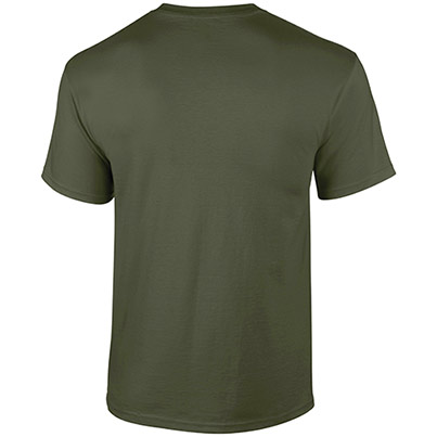 Gildan Ultra Cotton GD002 Military Green T-Shirt