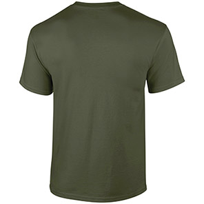 Gildan Ultra Cotton GD002 Military Green T-Shirt