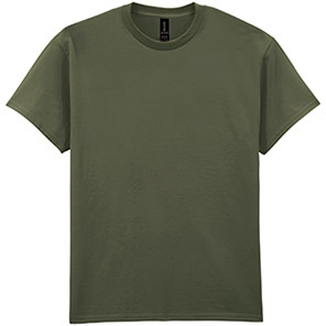 Gildan Ultra Cotton GD002 Military Green T-Shirt 3XL