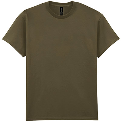 Gildan Ultra Cotton GD002 Olive T-Shirt
