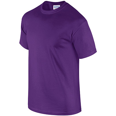 Gildan Ultra Cotton GD002 Purple T-Shirt