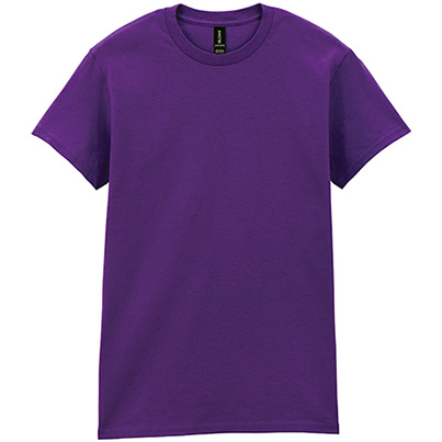 Gildan Ultra Cotton GD002 Purple T-Shirt