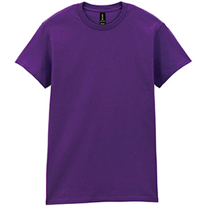 Gildan Ultra Cotton GD002 Purple T-Shirt 2XL