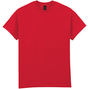 Gildan Ultra Cotton GD002 Red T-Shirt 5XL