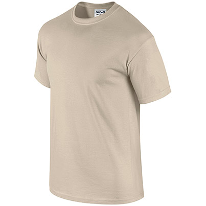 Gildan Ultra Cotton GD002 Sand T-Shirt