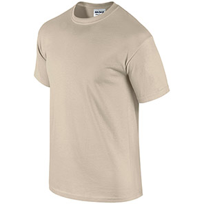 Gildan Ultra Cotton GD002 Sand T-Shirt