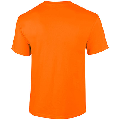 Gildan Ultra Cotton GD002 Safety Orange T-Shirt