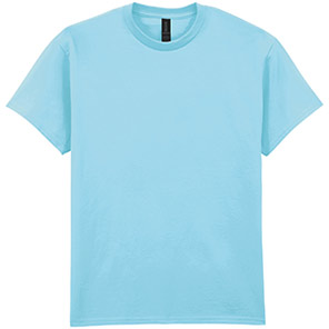 Gildan Ultra Cotton GD002 Sky Blue T-Shirt 2XL