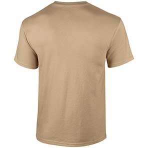 Gildan Ultra Cotton GD002 Tan T-Shirt