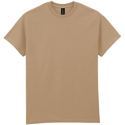 Gildan Ultra Cotton GD002 Tan T-Shirt