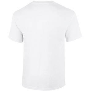 Gildan Ultra Cotton GD002 White T-Shirt