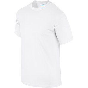 Gildan Ultra Cotton GD002 White T-Shirt