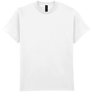 Gildan Ultra Cotton GD002 Safety White T-Shirt 5XL