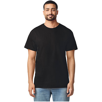 Gildan Light Cotton GD007 Black T-Shirt