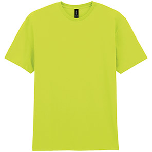 Gildan Light Cotton GD007 Safety Green T-Shirt 5XL
