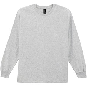 Gildan Ultra Cotton GD014 Ash Long-Sleeve T-Shirt 3XL