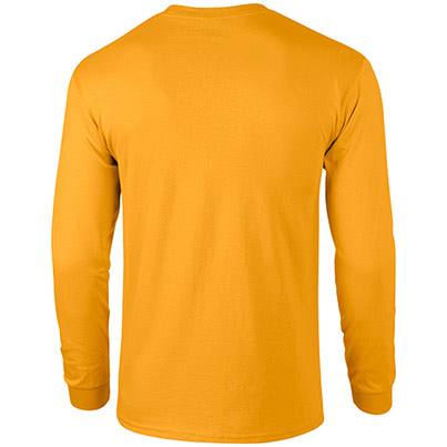 Gildan Ultra Cotton GD014 Gold Long-Sleeve T-Shirt