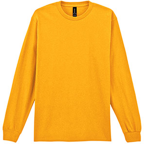 Gildan Ultra Cotton GD014 Gold Long-Sleeve T-Shirt 3XL