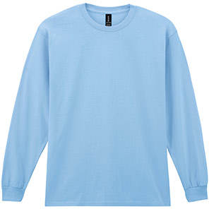 Gildan Ultra Cotton GD014 Light Blue Long-Sleeve T-Shirt 3XL
