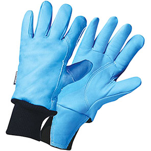 Rostaing CRIOBC Blue Water-Repellent Cryogenic Leather Gloves