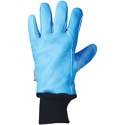 Rostaing CRIOBC Blue Water-Repellent Cryogenic Leather Gloves
