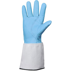 Rostaing CRIO Blue 40cm Water-Repellent Cryogenic Leather Gloves