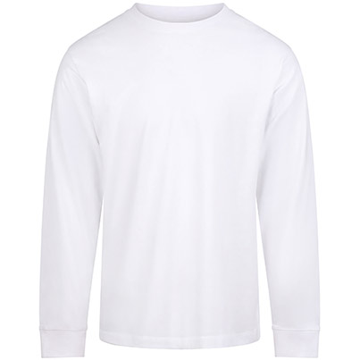 AWDis AT012 180 Arctic White Long-Sleeve T-Shirt