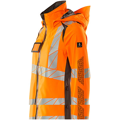 MASCOT ACCELERATE SAFE 19011 Women’s Orange/Dark Anthracite Hi-Vis Shell Jacket