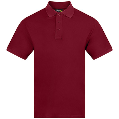 ProRTX RX109 Pro Burgundy Wicking Polo Shirt