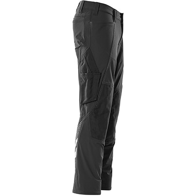 MASCOT ACCELERATE 18479 Men’s Black Work Trousers with Kneepad Pockets