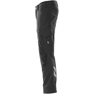 MASCOT ACCELERATE 18479 Men’s Black Work Trousers with Kneepad Pockets
