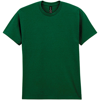 Gildan HeavyCotton GD005 Fan Dark Green T-Shirt