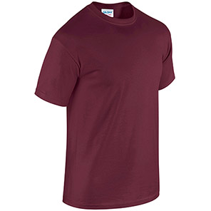 Gildan HeavyCotton GD005 Maroon T-Shirt
