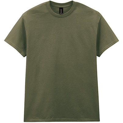 Gildan HeavyCotton GD005 Military Green T-Shirt