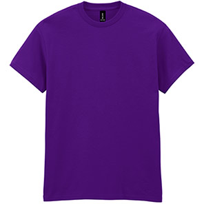 Gildan HeavyCotton GD005 Purple T-Shirt 5XL