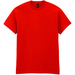 Gildan HeavyCotton GD005 Red T-Shirt 5XL