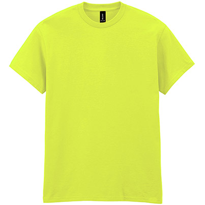 Gildan HeavyCotton GD005 Safety Green T-Shirt