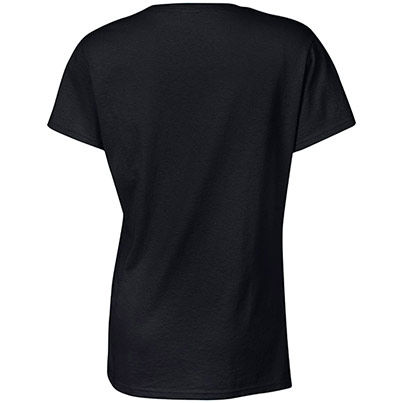 Gildan HeavyCotton GD006 Women’s Black T-Shirt