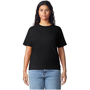 Gildan HeavyCotton GD006 Women’s Black T-Shirt