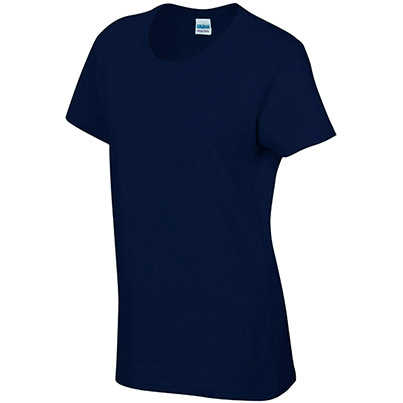Gildan HeavyCotton GD006 Women’s Navy T-Shirt