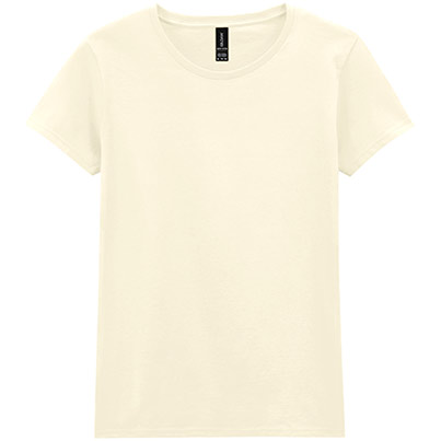 Gildan HeavyCotton GD006 Women’s Off White T-Shirt