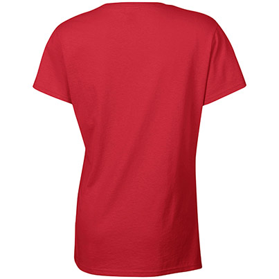 Gildan HeavyCotton GD006 Women’s Red T-Shirt