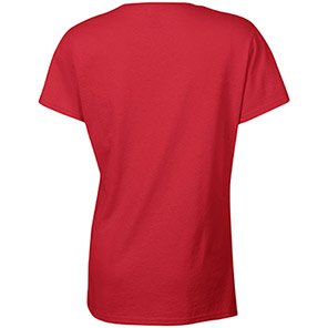 Gildan HeavyCotton GD006 Women’s Red T-Shirt