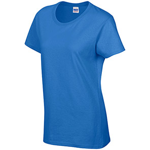 Gildan HeavyCotton GD006 Women’s Royal Blue T-Shirt